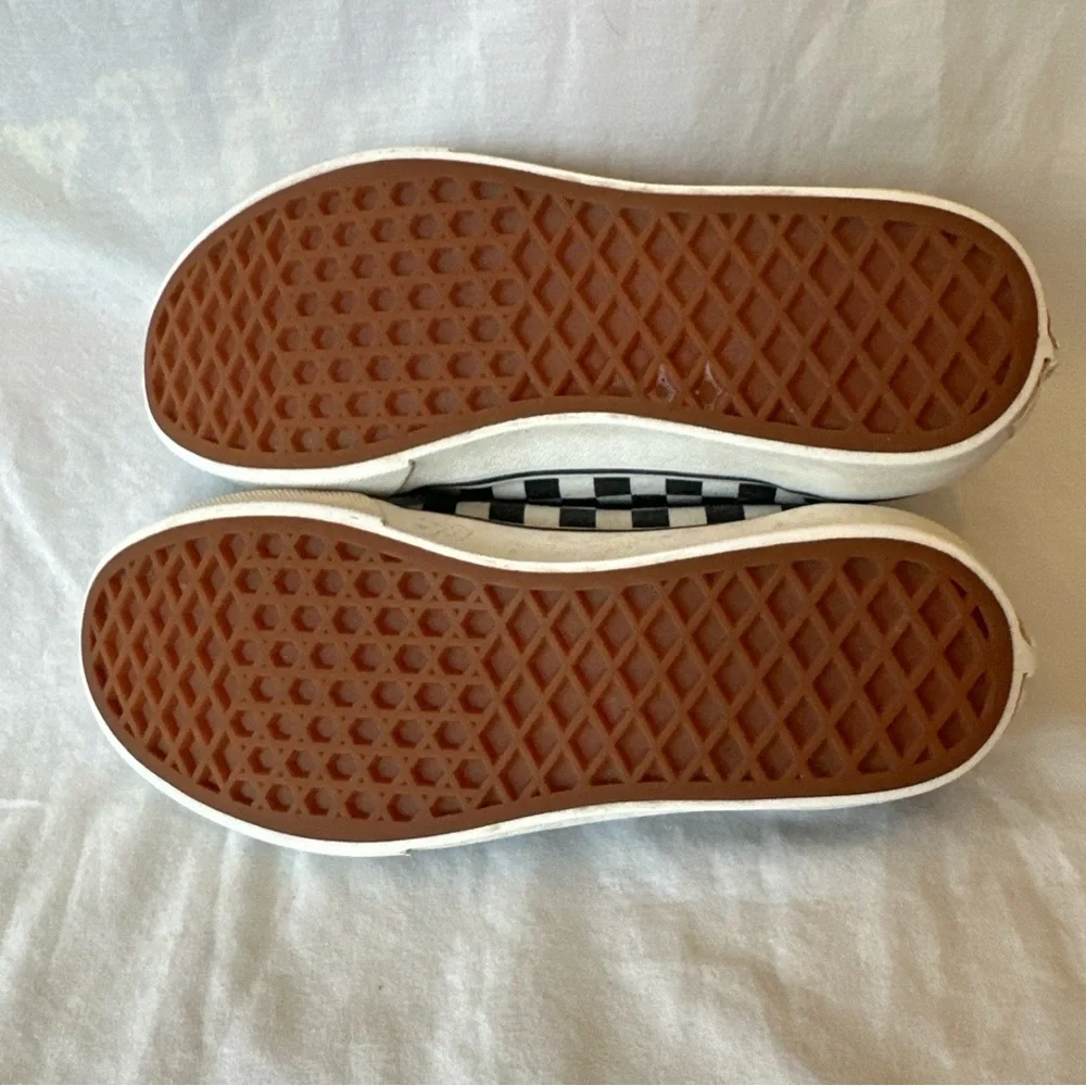 Vans Old Skool Checkers Black/White Kids Shoes Youth Size4.5 Off The Wall unisex